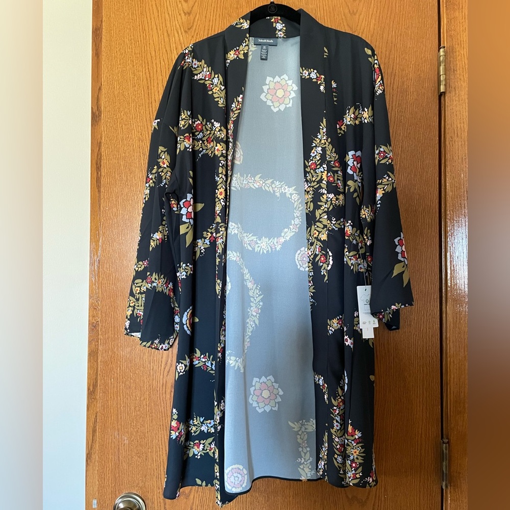 NWT Modcloth Kimono jacket laurel motif M